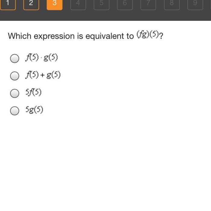 Equivalent expression select