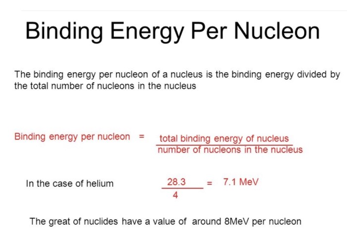 Calculate in mev the total binding energy for 40ar