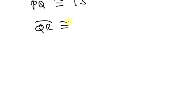 Triangles congruent congruence transitive angles corresponding markings equal pqr