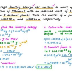 Binding nucleon calculate